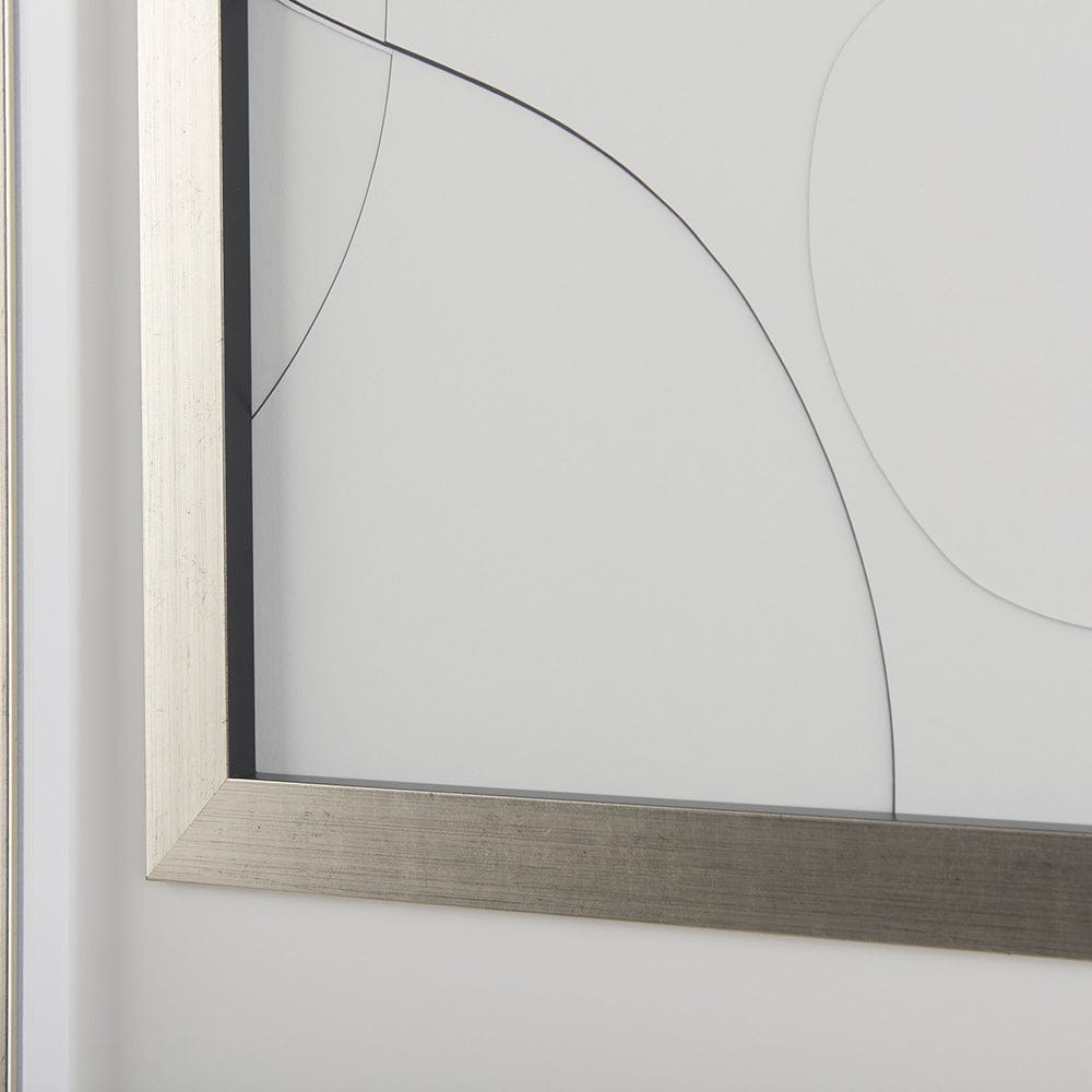 Mercana - Geometry Experiment II by Studio M a handmade Original Framed Artwork under Glass - 14039 view 6