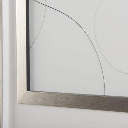 Mercana - Geometry Experiment II by Studio M a handmade Original Framed Artwork under Glass - 14039 view 6