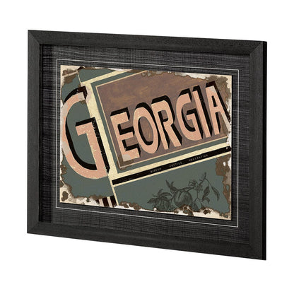 Mercana - Georgia by Alarm a Hand Embellished Textured Framed Art Print - 12994 view 2