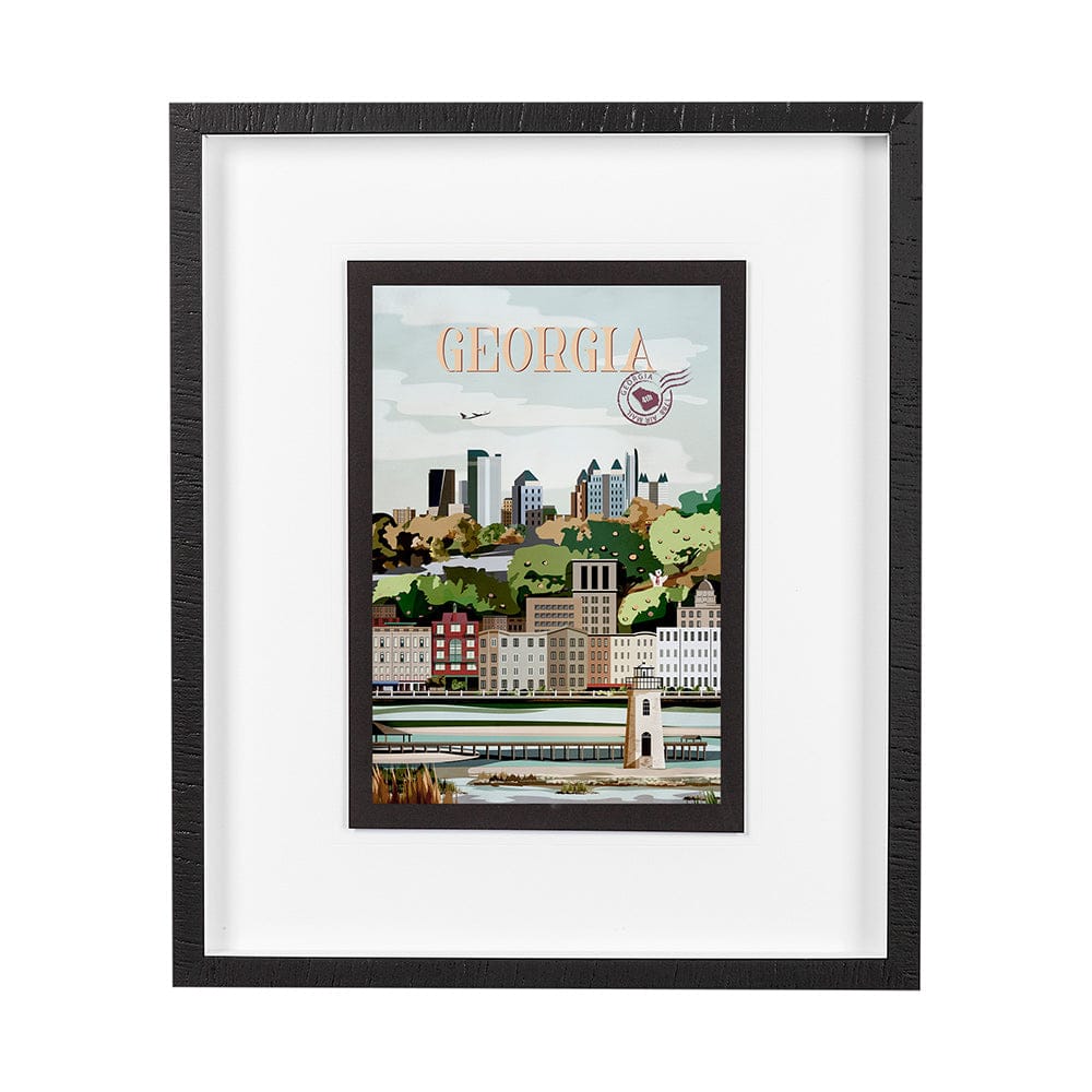 Mercana - Georgia Go USA M by Mercana Studio a Framed Art Print Matted under Glass - 14155 view 1