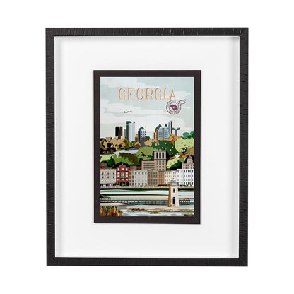 Mercana - Georgia Go USA M by Mercana Studio a Framed Art Print Matted under Glass - 14155 view 1
