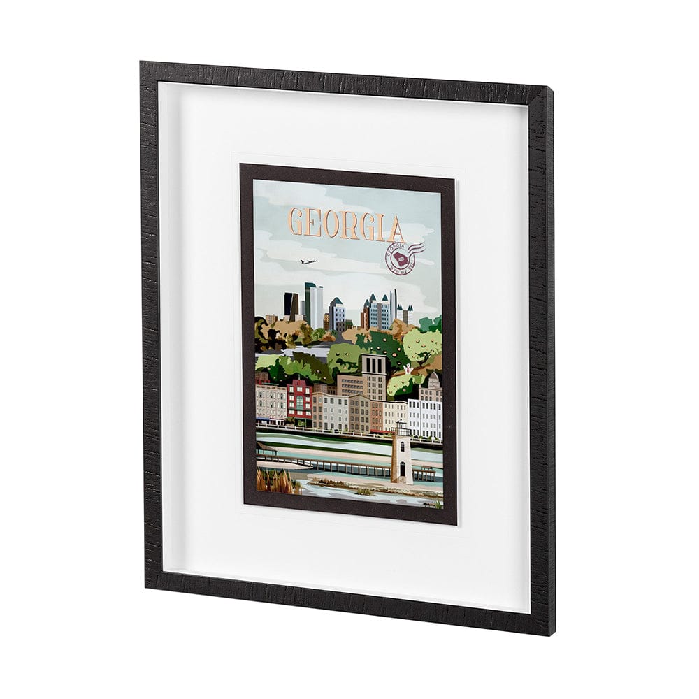 Mercana - Georgia Go USA M by Mercana Studio a Framed Art Print Matted under Glass - 14155 view 2