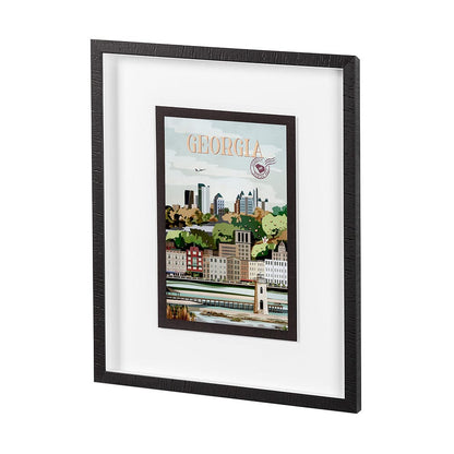 Mercana - Georgia Go USA M by Mercana Studio a Framed Art Print Matted under Glass - 14155 view 2