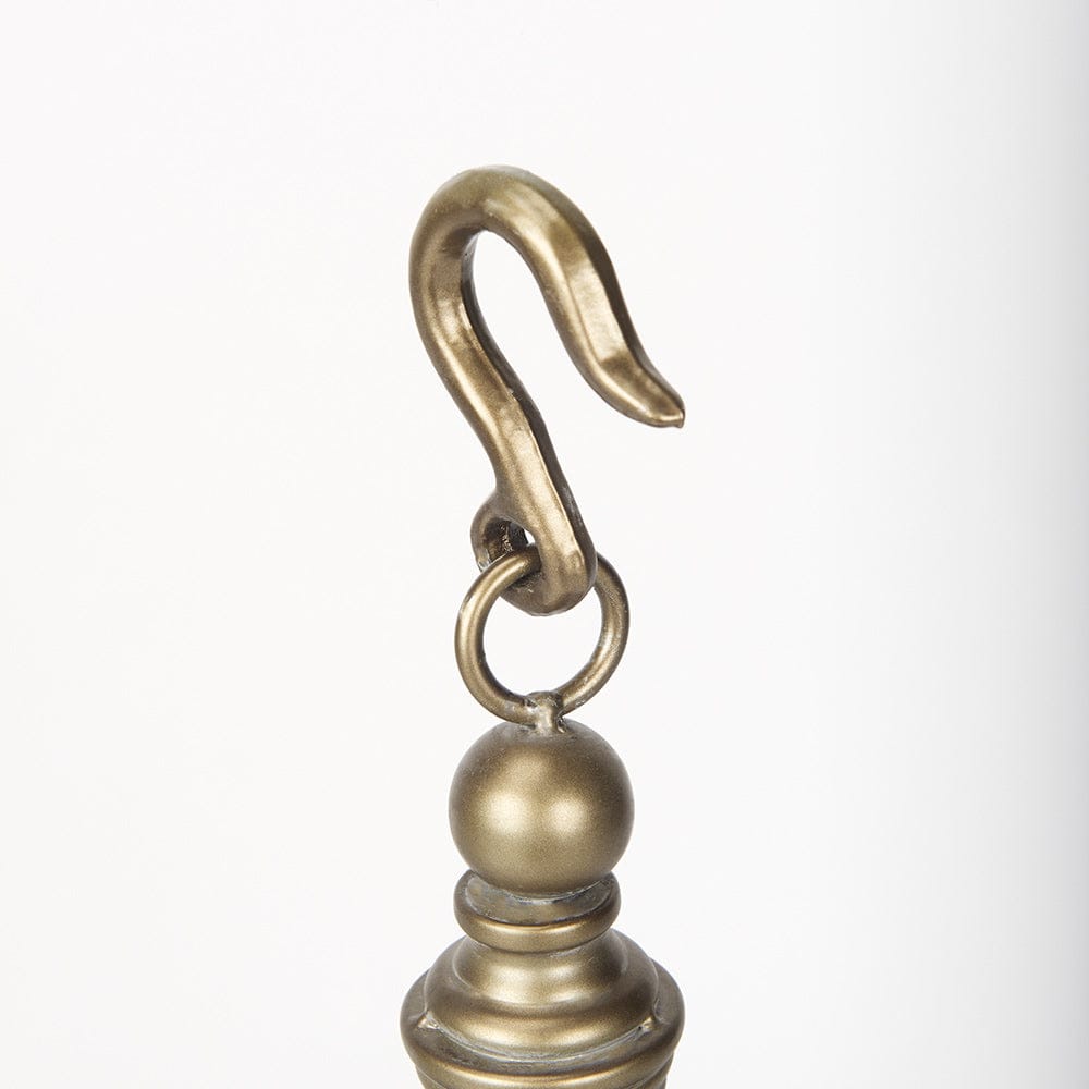 Mercana - Gerson II Small Cage-Style Gold Metal Candle Holder Lantern - 67698 view 6