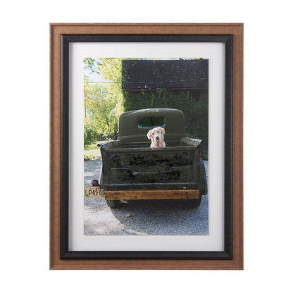 Mercana - Get Out of Dodge Hunter Green by Mercana a Hand Embellished Framed Art Print Matted under Glass - 13252 view 1
