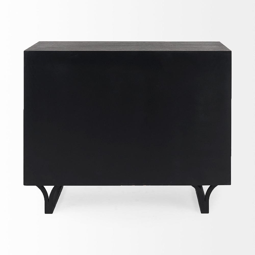 Mercana - Giselle I 40L x 16W Dark Brown Fir Veneer 3 Drawer Accent Cabinet - 69373 view 4