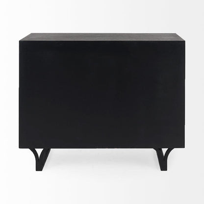 Mercana - Giselle I 40L x 16W Dark Brown Fir Veneer 3 Drawer Accent Cabinet - 69373 view 4