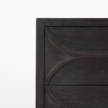 Mercana - Giselle I 40L x 16W Dark Brown Fir Veneer 3 Drawer Accent Cabinet - 69373 view 6