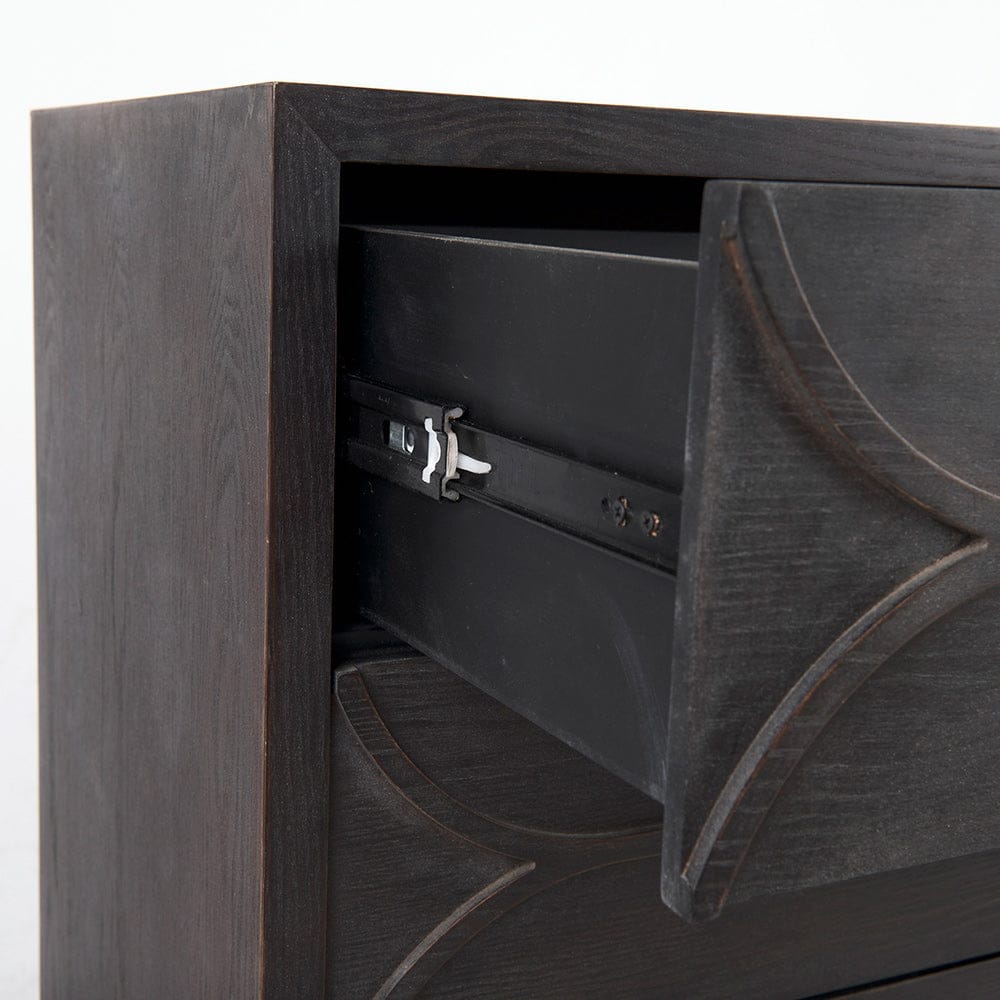 Mercana - Giselle I 40L x 16W Dark Brown Fir Veneer 3 Drawer Accent Cabinet - 69373 view 9