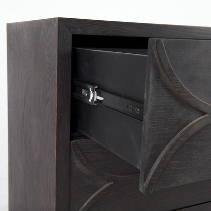 Mercana - Giselle I 40L x 16W Dark Brown Fir Veneer 3 Drawer Accent Cabinet - 69373 view 9