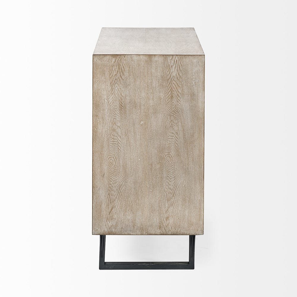 Mercana - Giselle I 40L x 16W Light Brown Fir Veneer 3 Drawer Accent Cabinet - 68532 view 4