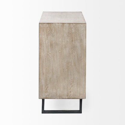 Mercana - Giselle I 40L x 16W Light Brown Fir Veneer 3 Drawer Accent Cabinet - 68532 view 4