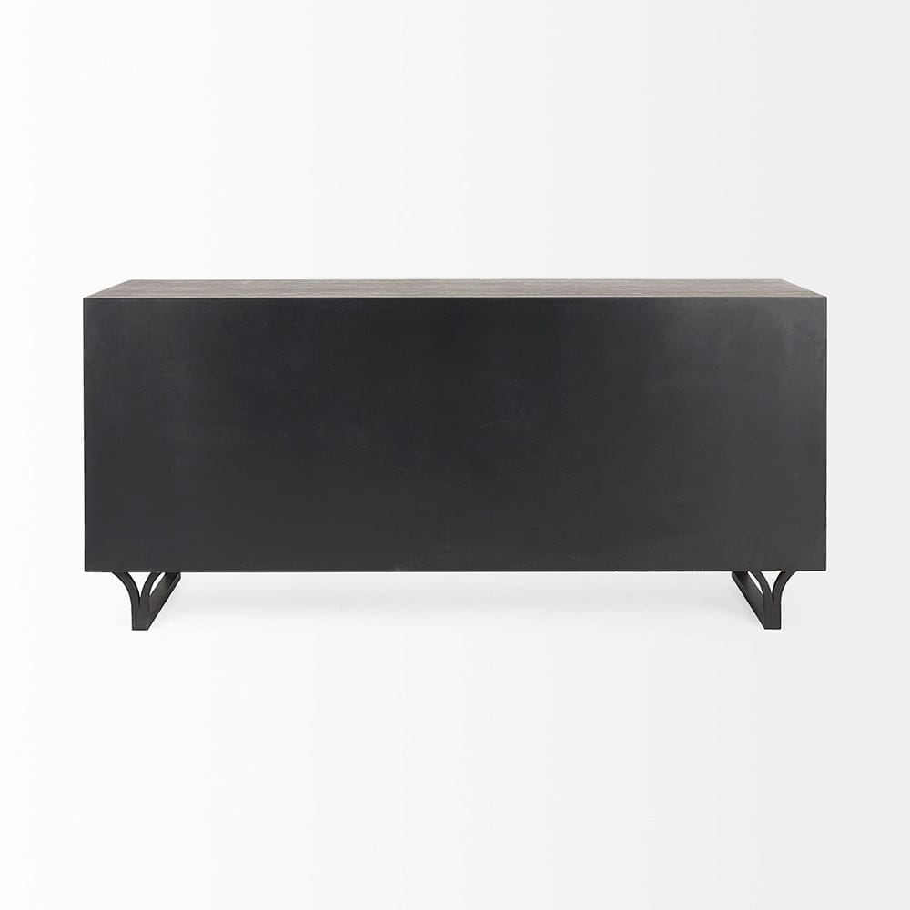 Mercana - Giselle II Dark Brown Fir Veneer 9 Drawer Sideboard - 69374_CLOSEOUT view 4