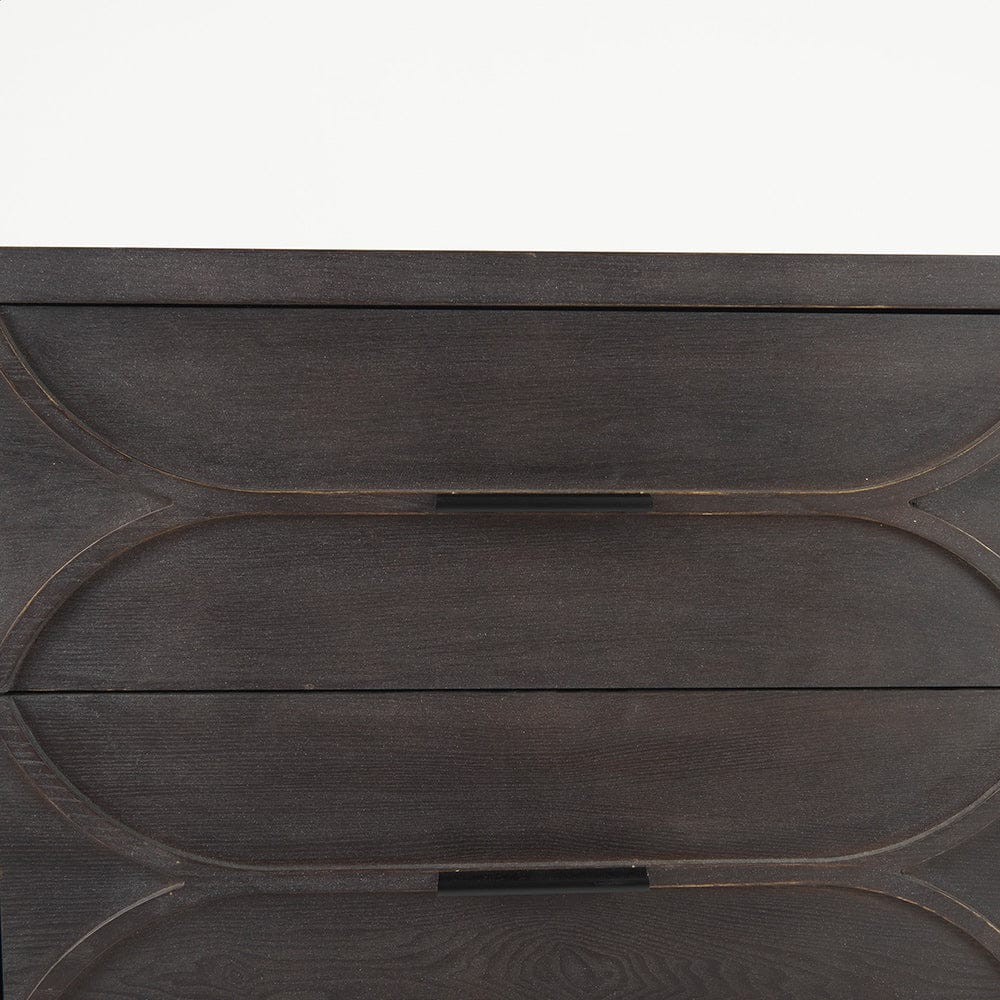 Mercana - Giselle II Dark Brown Fir Veneer 9 Drawer Sideboard - 69374_CLOSEOUT view 7