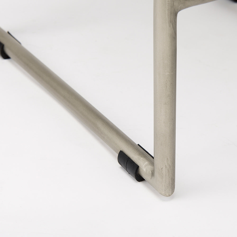 Mercana - Givens 14.0L x 15.8W x 25.8H Brown Wood W/Silver Metal Frame Counterstool - 69554 view 9