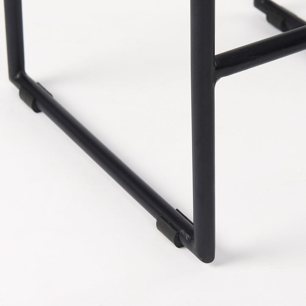 Mercana - Givens 14.0L x 15.8W x 25.8H Natural Wood W/Black Metal Counter Stool - 69556 view 9