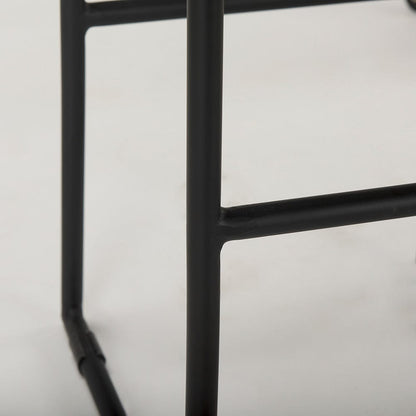 Mercana - Givens 14.0L x 15.8W x 31.8H Natural Wood W/Black Metal Frame Bar Stool - 69557 view 8