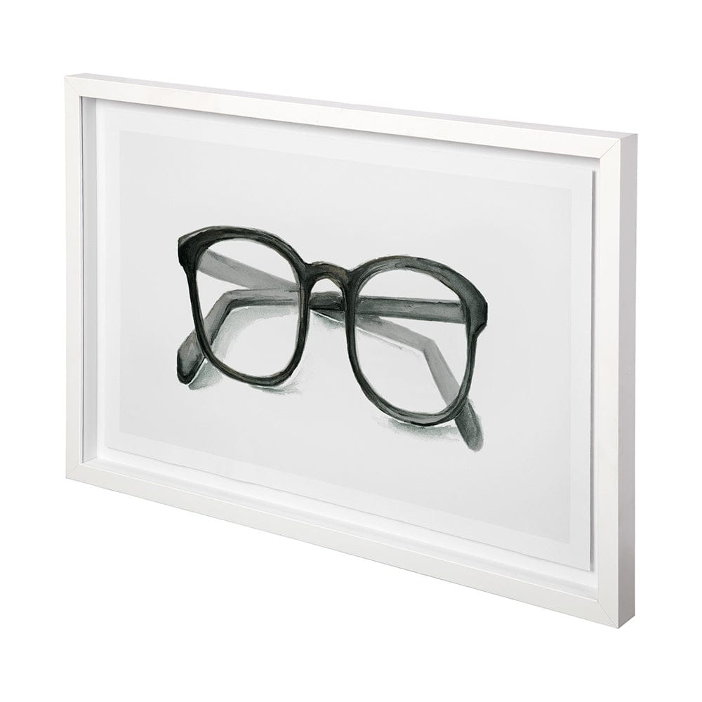 Mercana - Glasses Black by Mercana Studio a Framed Art Print Matted under Glass - 12454 view 1