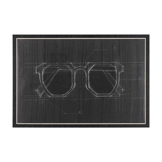 Mercana - Glasses I by Dayna Matthews a Hand Embellished Textured Framed Canvas - 102688-FS view 1