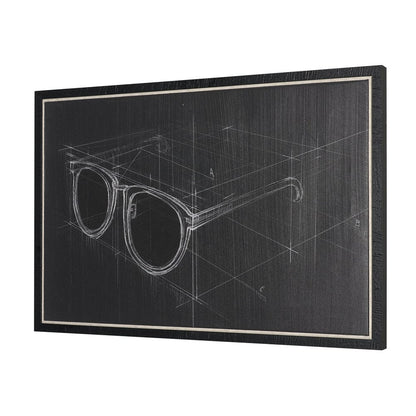 Mercana - Glasses II by Dayna Matthews a Hand Embellished Textured Framed Canvas - 102689-FS view 2