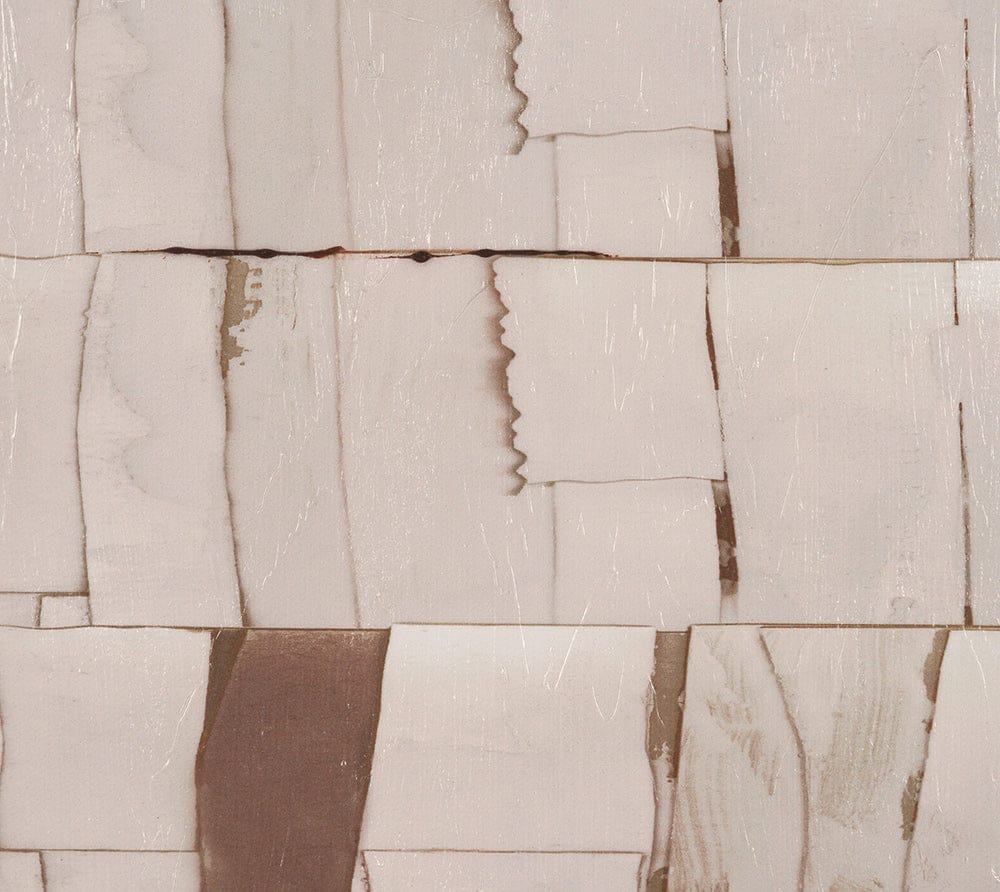 Mercana - Glazed Echoes White II by Cartissi a Hand Embellished Textured Framed Canvas - 102717-FS view 6