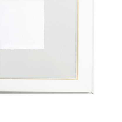 Mercana - Glitter Lips II Gold by Victoria Barnes Hand Embellished Textured Framed Art Print Matted under Glas - 13716 view 7