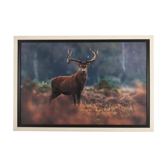 Mercana - Glorious Stag by Mercana Studio a Hand Embellished Textured Framed Art Print Matted under Glass - 14775 view 1