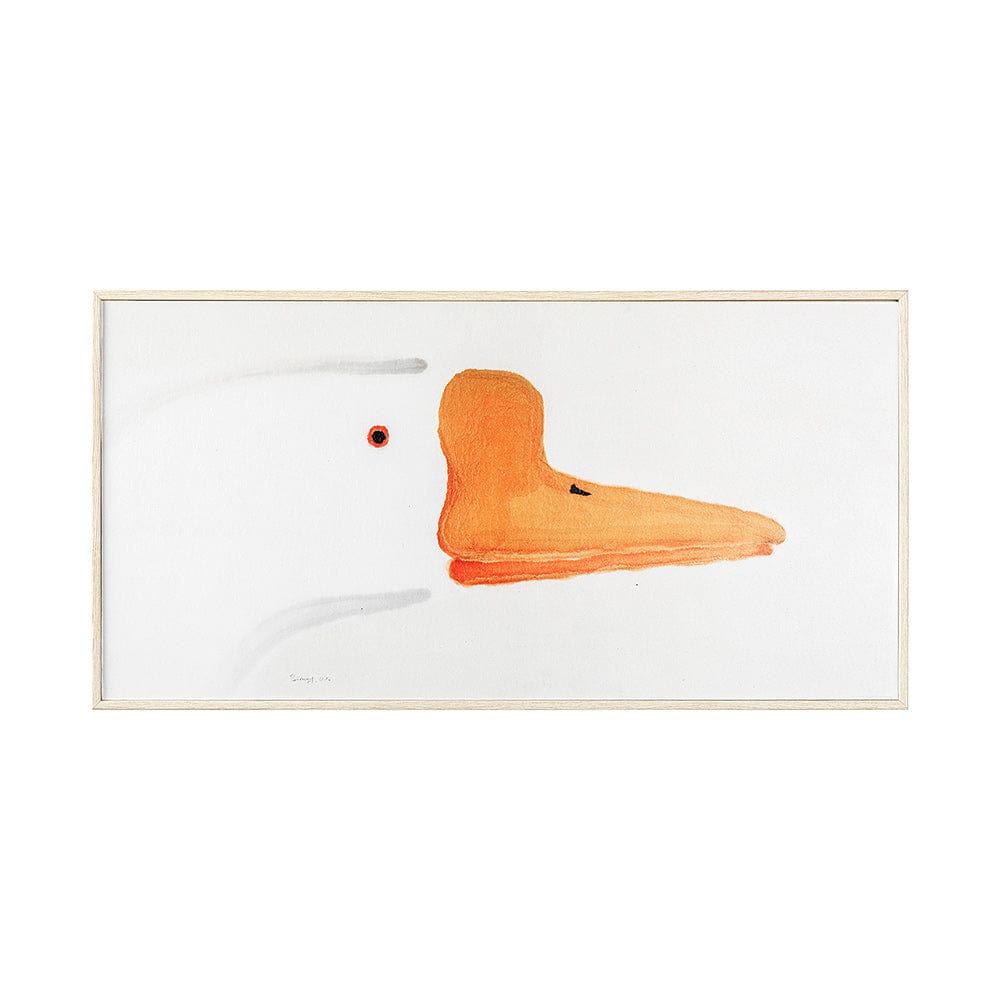 Mercana - Goose Gazing II by Mercana Studio a Hand Embellished Textured Framed Art Print - 13665 view 1