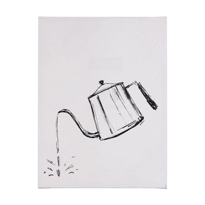 Mercana - Gooseneck Kettle by Mercana Studio a Hand Embellished Textured Canvas - 102438-S view 1
