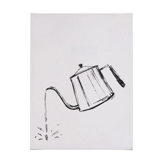 Mercana - Gooseneck Kettle by Mercana Studio a Hand Embellished Textured Canvas - 102438-S view 1