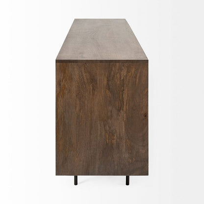 Mercana - Grace 70Wx18.5Lx31.25H Two-Tone Brown Solid Wood 6 Drawer Sideboard - 68846 view 5