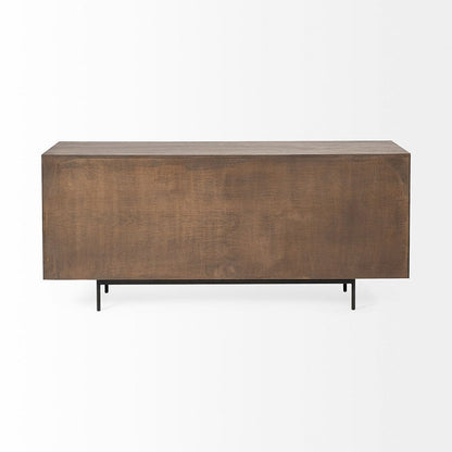 Mercana - Grace 70Wx18.5Lx31.25H Two-Tone Brown Solid Wood 6 Drawer Sideboard - 68846 view 6