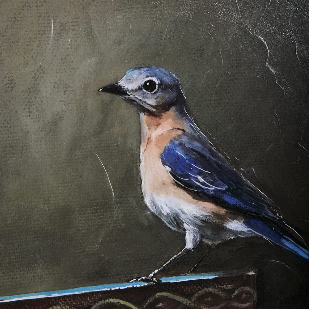 Mercana - Graceful Poise II Eastern Bluebird Framed Art Print - 14483 view 7