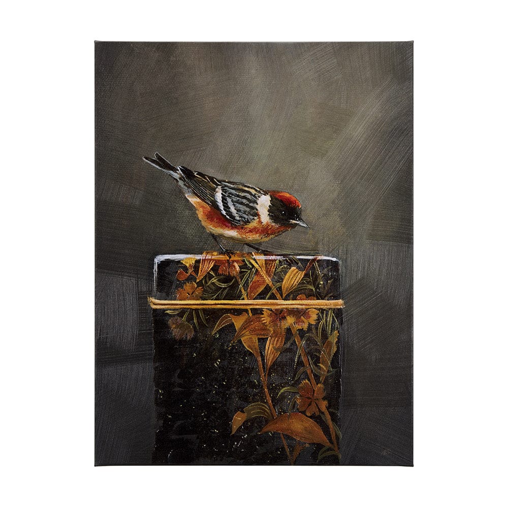 Mercana - Graceful Poise III Bay-Breasted Warbler Canvas Art - 102346-L view 1