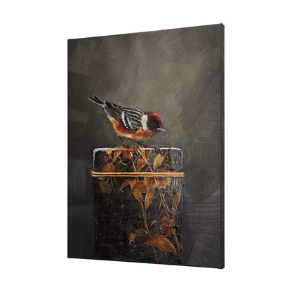 Mercana - Graceful Poise III Bay-Breasted Warbler Canvas Art - 102346-L view 2