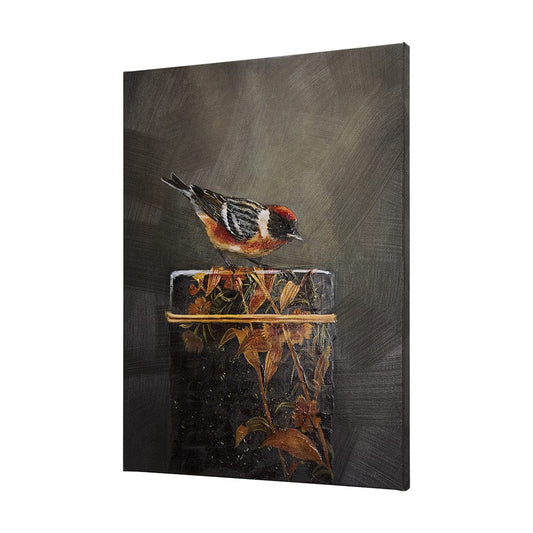 Mercana - Graceful Poise III Bay-Breasted Warbler30 x 40 Canvas Art - 102346-S view 2