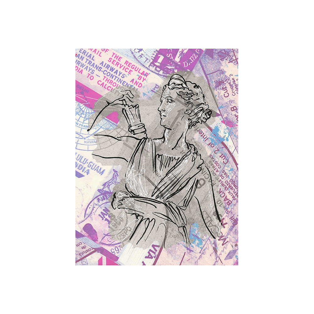 Mercana - Graffiti sculpture I by Mercana Studio a Hand Embellished Textured Canvas - 102377-S view 1