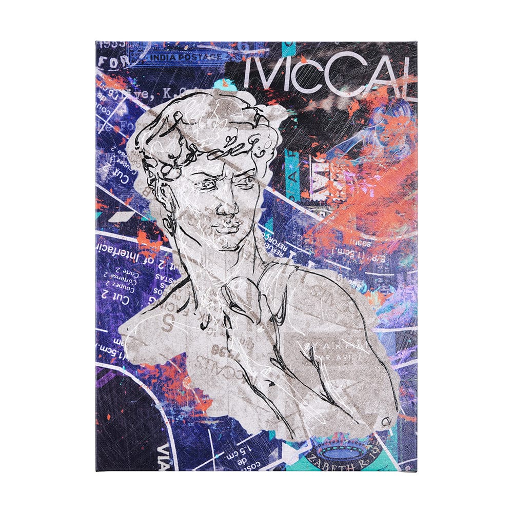 Mercana - Graffiti sculpture III by Mercana Studio a Hand Embellished Textured Canvas - 102379-L view 1