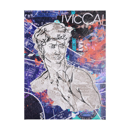 Mercana - Graffiti sculpture III by Mercana Studio a Hand Embellished Textured Canvas - 102379-L view 1