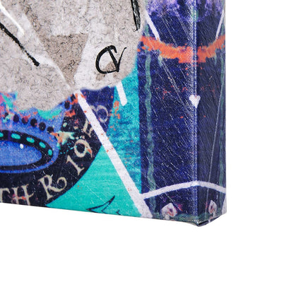 Mercana - Graffiti sculpture III by Mercana Studio a Hand Embellished Textured Canvas - 102379-S view 5