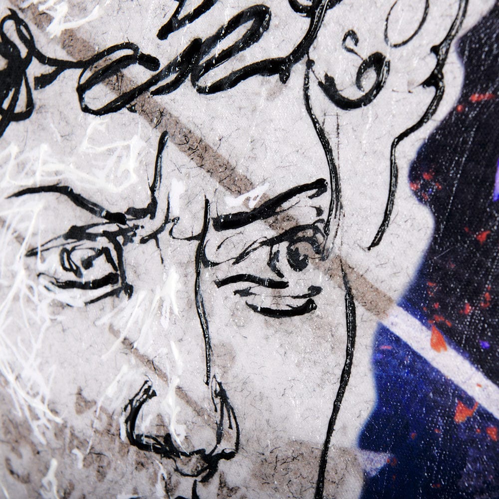 Mercana - Graffiti sculpture III by Mercana Studio a Hand Embellished Textured Canvas - 102379-S view 6