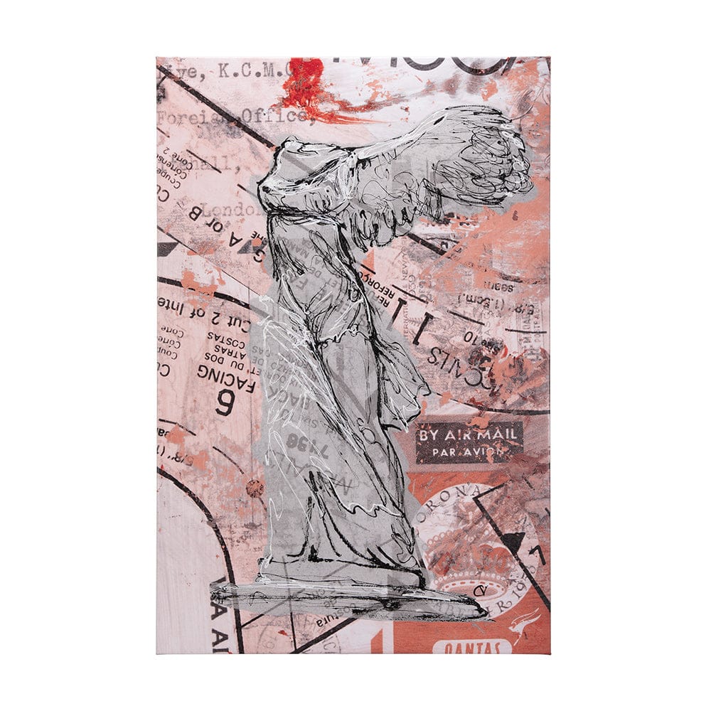 Mercana - Graffiti Sculpture IV by Mercana Studio a Hand Embellished Textured Canvas - 102380-L view 1
