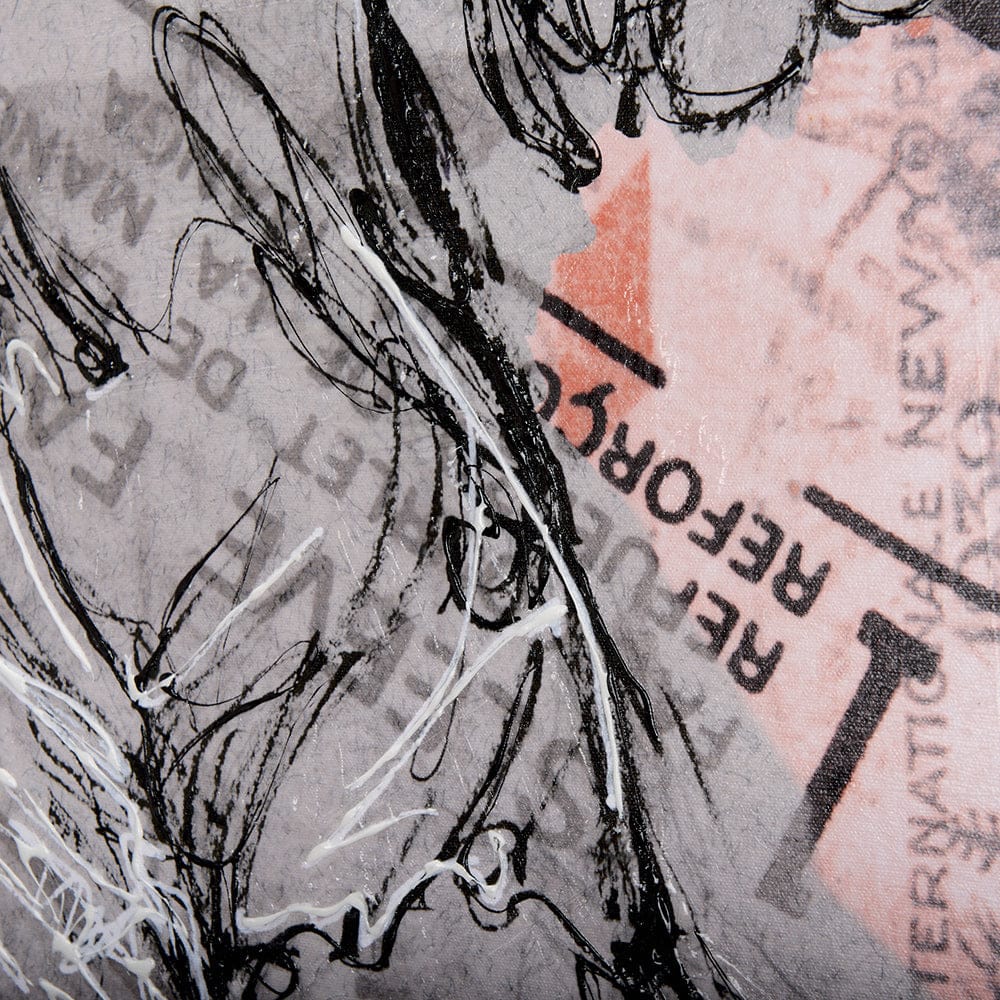 Mercana - Graffiti Sculpture IV by Mercana Studio a Hand Embellished Textured Canvas - 102380-L view 6