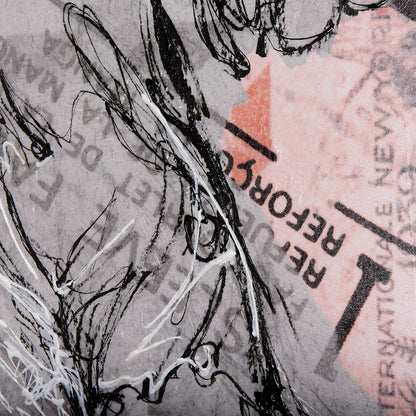 Mercana - Graffiti Sculpture IV by Mercana Studio a Hand Embellished Textured Canvas - 102380-L view 6