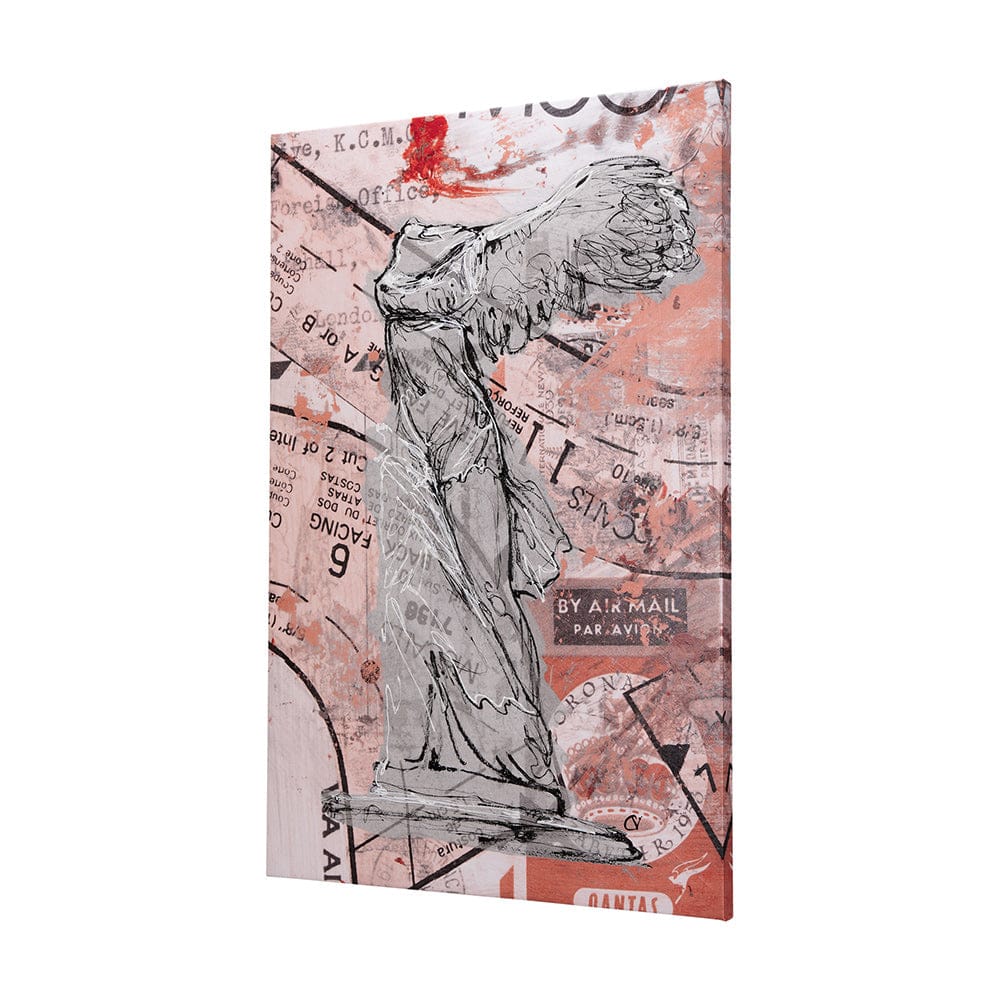 Mercana - Graffiti Sculpture IV by Mercana Studio a Hand Embellished Textured Canvas - 102380-S view 2