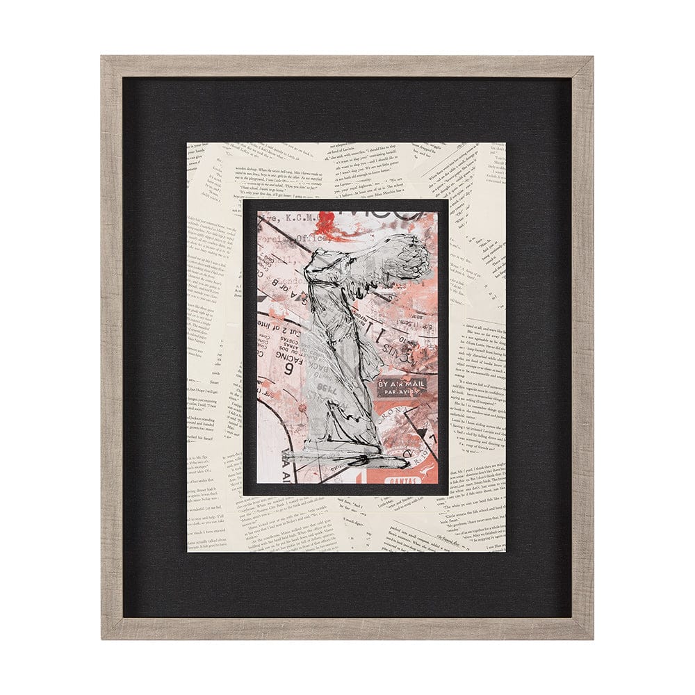 Mercana - Graffiti Sculpture IV by Mercana Studio Hand Embellished Textured Framed Art Print Matted under Glas - 14517 view 1