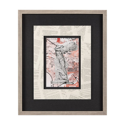 Mercana - Graffiti Sculpture IV by Mercana Studio Hand Embellished Textured Framed Art Print Matted under Glas - 14517 view 1