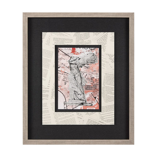 Mercana - Graffiti Sculpture IV by Mercana Studio Hand Embellished Textured Framed Art Print Matted under Glas - 14517 view 1