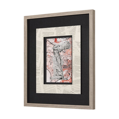 Mercana - Graffiti Sculpture IV by Mercana Studio Hand Embellished Textured Framed Art Print Matted under Glas - 14517 view 2