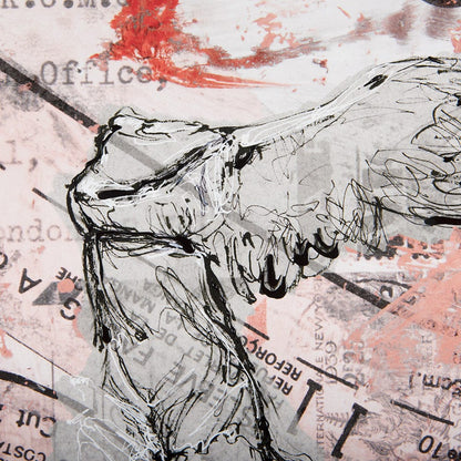 Mercana - Graffiti Sculpture IV by Mercana Studio Hand Embellished Textured Framed Art Print Matted under Glas - 14517 view 7